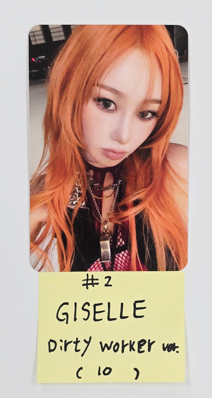 Aespa "Dirty Work" - Official Photocard [Dirty Worker Ver.] [25.6.30]