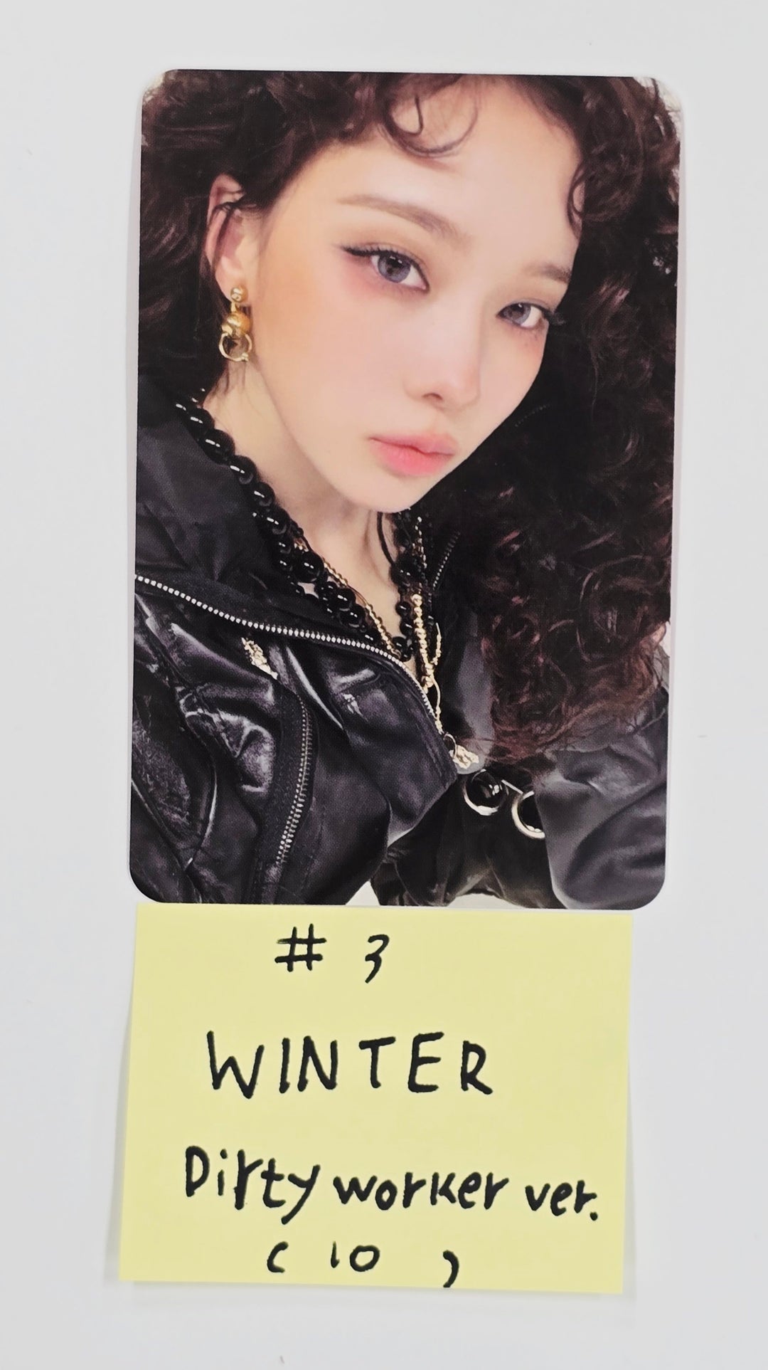 Aespa "Dirty Work" - Official Photocard [Dirty Worker Ver.] [25.6.30]