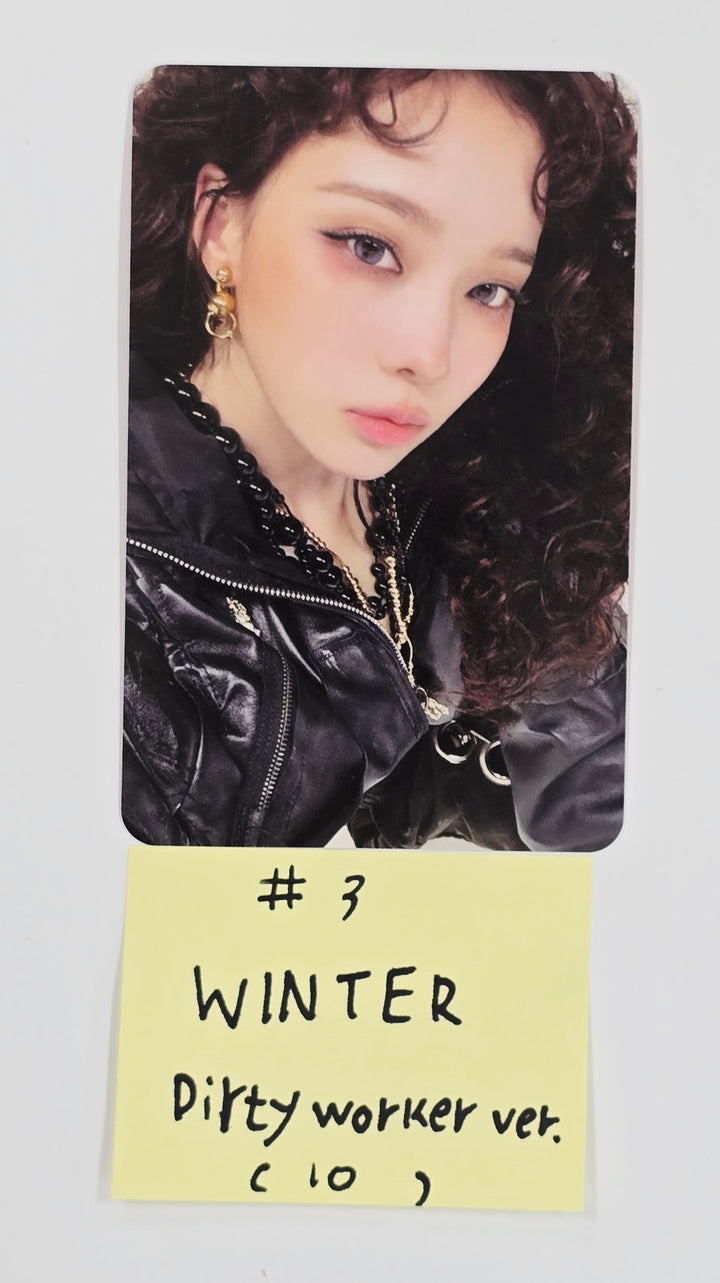 Aespa "Dirty Work" - Official Photocard [Dirty Worker Ver.] [25.6.30]