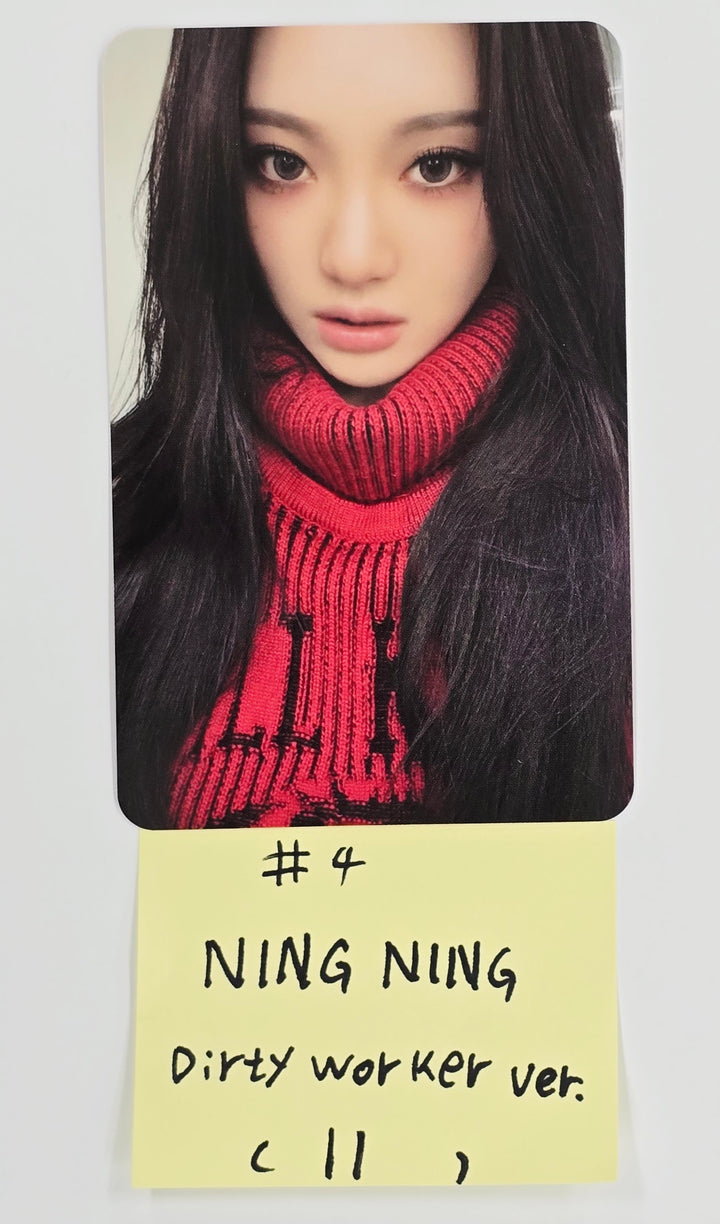 Aespa "Dirty Work" - Official Photocard [Dirty Worker Ver.] [25.6.30]