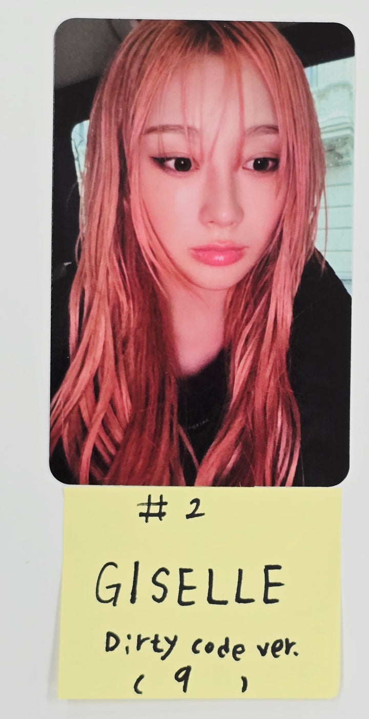 Aespa "Dirty Work" - Official Photocard [Dirty Code Ver.] [25.6.30]