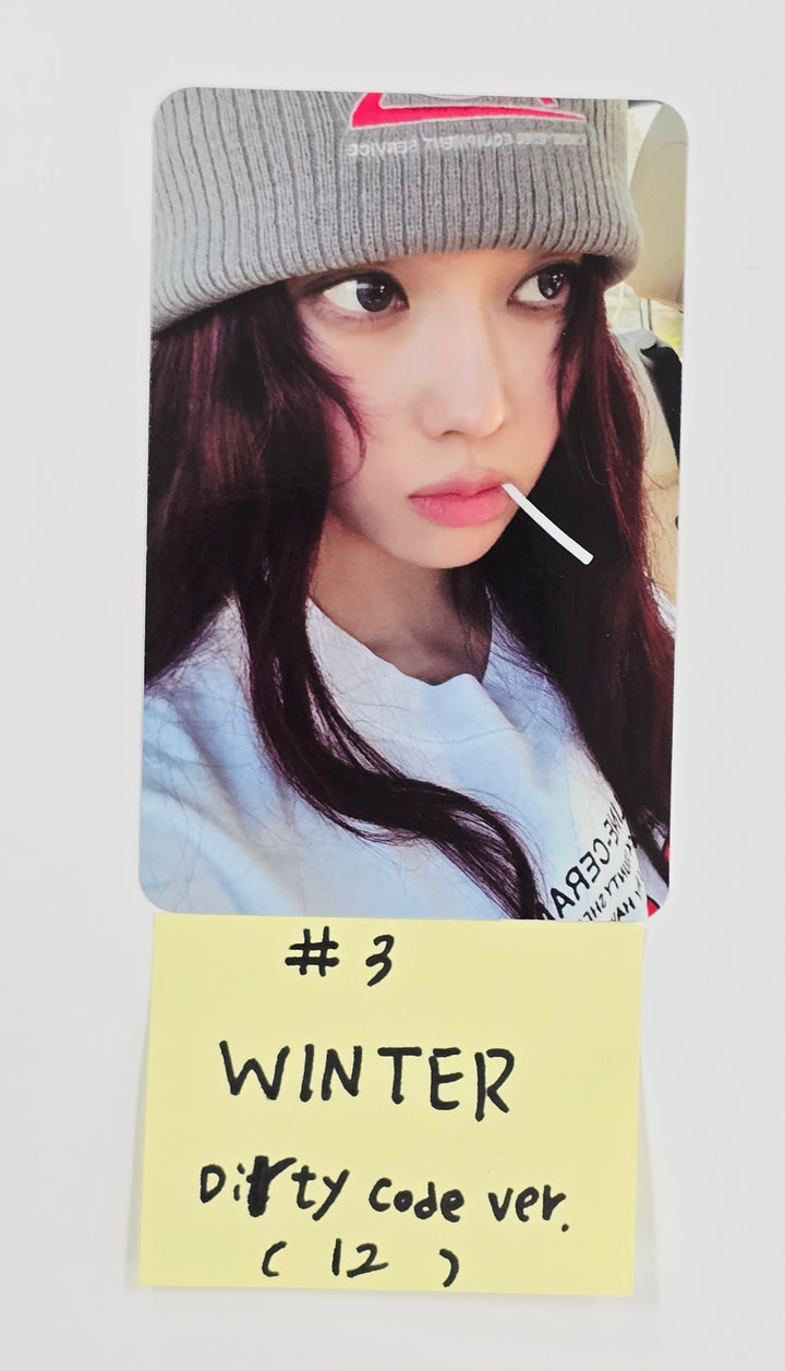 Aespa "Dirty Work" - Official Photocard [Dirty Code Ver.] [25.6.30]