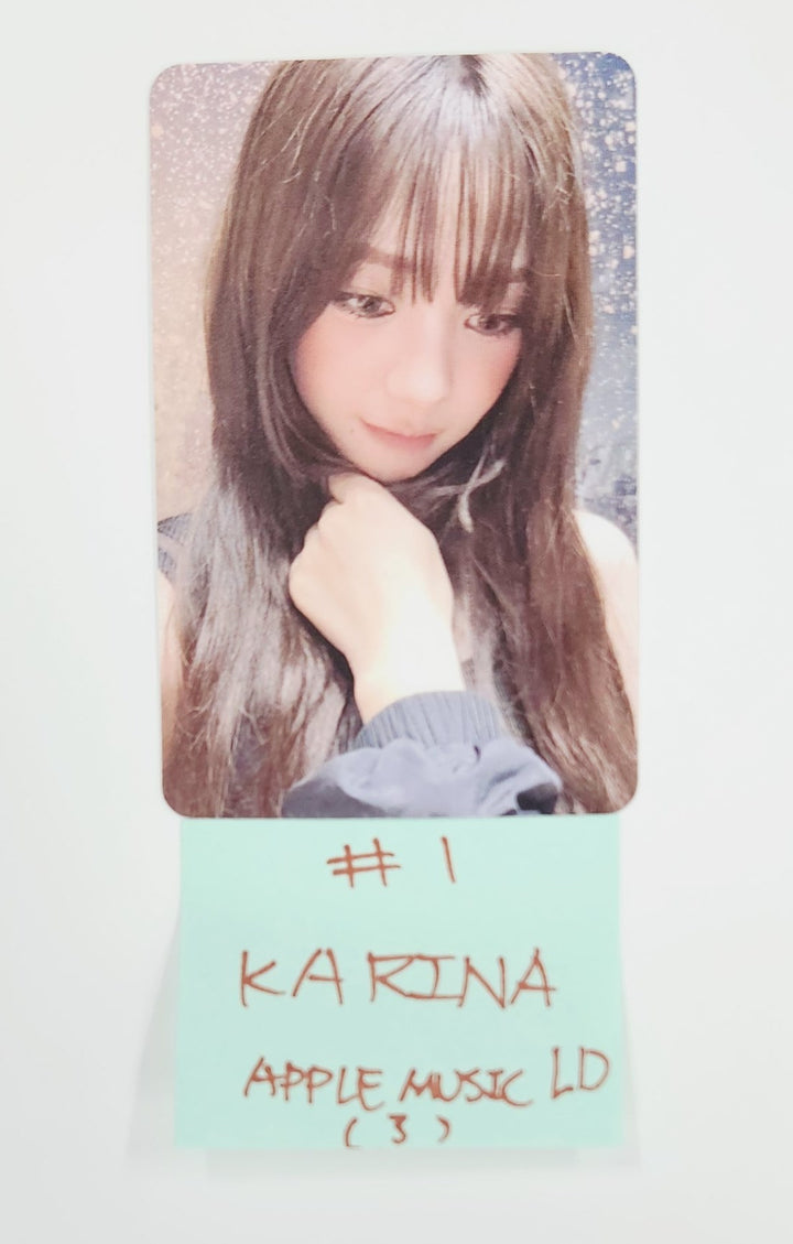 Aespa "Dirty Work" - [Makestar, Apple Music, Everline] Lucky Draw Event Photocard [25.6.30]
