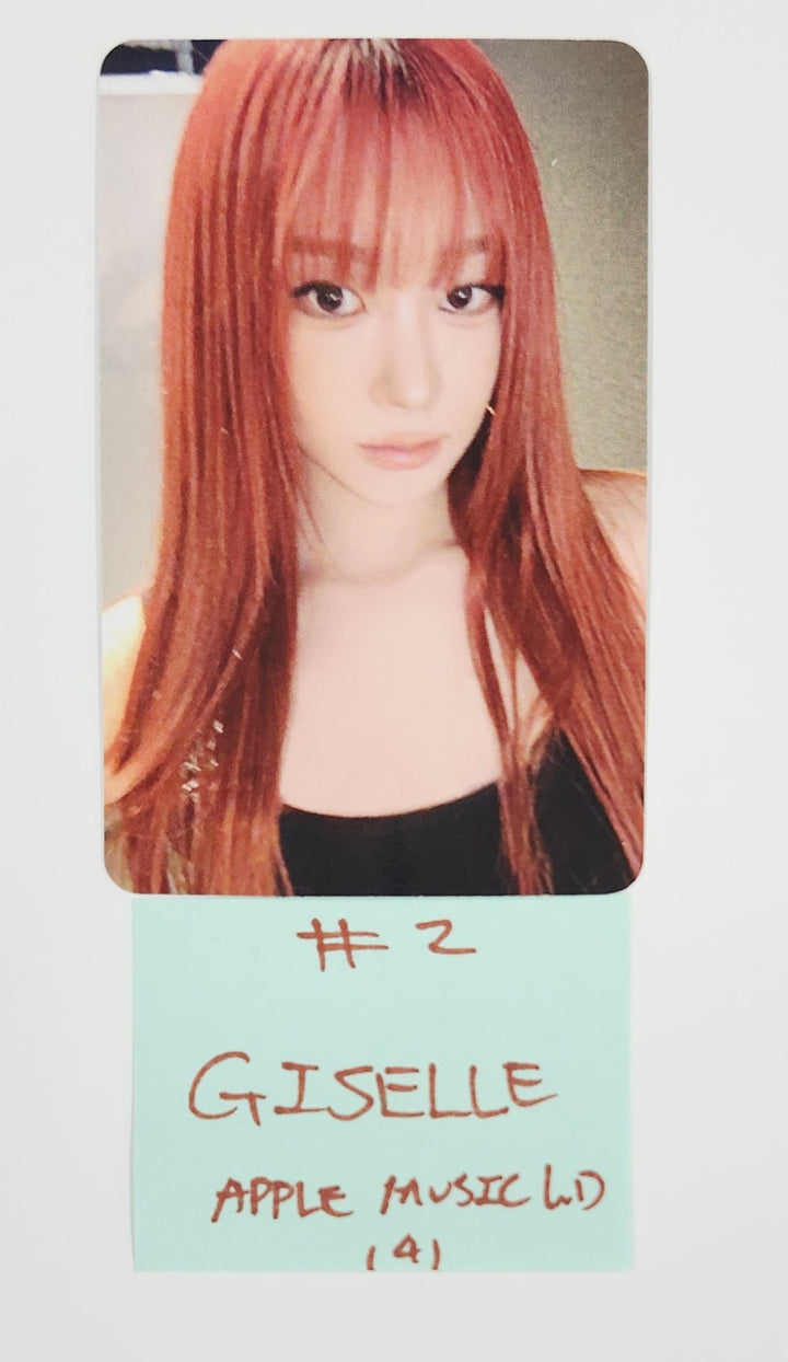 Aespa "Dirty Work" - [Makestar, Apple Music, Everline] Lucky Draw Event Photocard [25.6.30]