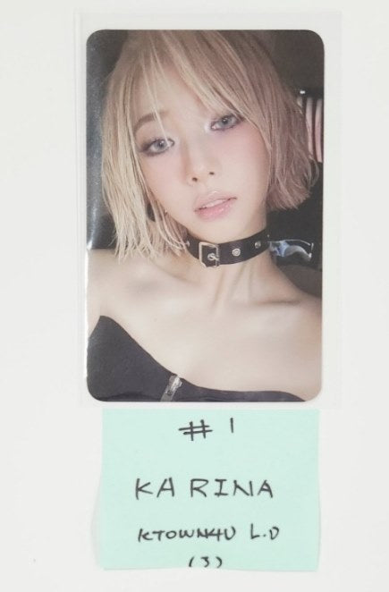 Aespa "Dirty Work" - [SM Town, Ktown4U, Dear My Muse] Lucky Draw Event Photocard [25.6.30]
