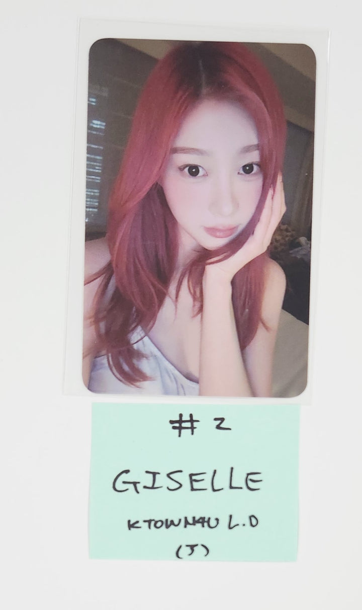 Aespa "Dirty Work" - [SM Town, Ktown4U, Dear My Muse] Lucky Draw Event Photocard [25.6.30]