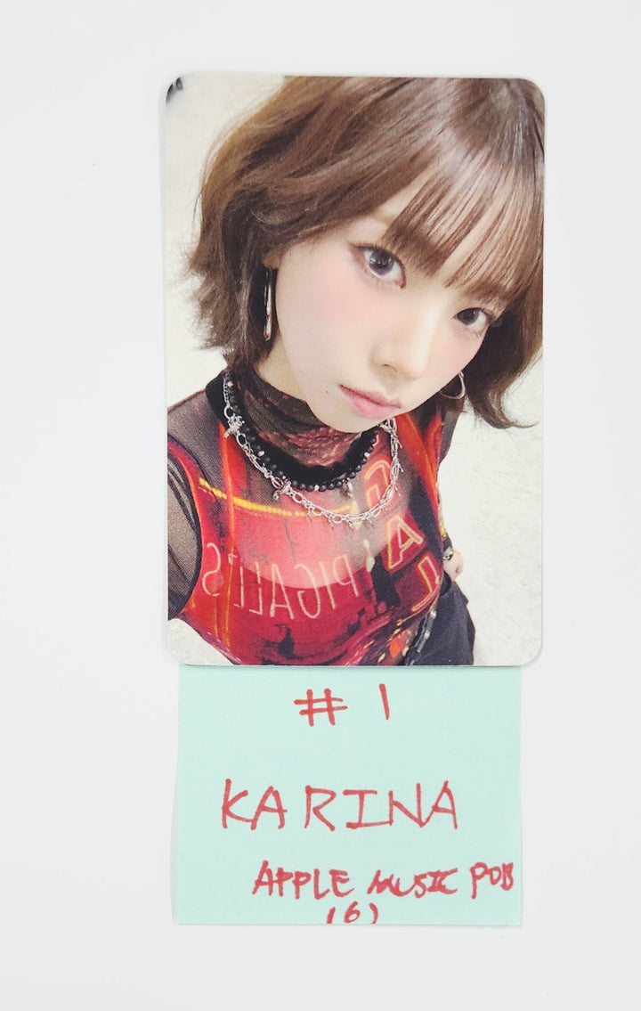 Aespa "Dirty Work" - Apple Music Pre-Order Benefit Photocard [25.6.30]