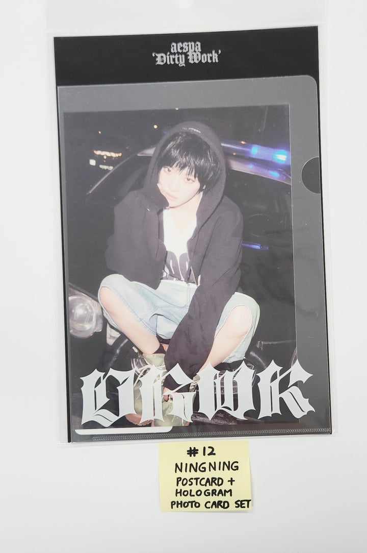 Aespa "Dirty Work" - Kwangya Seoul Pop-Up Official MD [25.6.30]