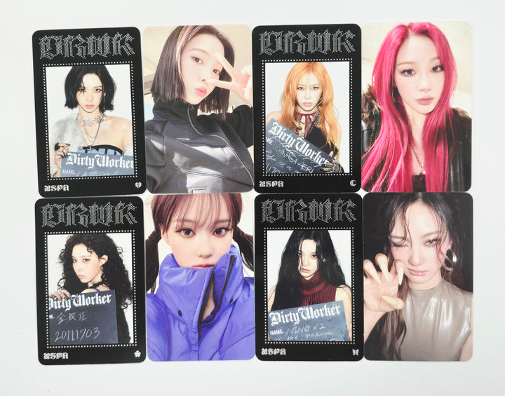 Aespa "Dirty Work" - Kwangya Seoul Pop-Up Official Trading Photocard [A Ver.] [25.6.30]
