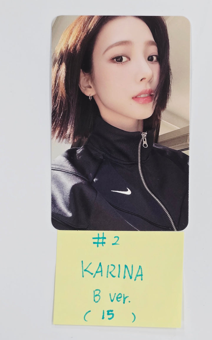 Aespa "Dirty Work" - Kwangya Seoul Pop-Up Official Trading Photocard [B Ver.] [25.6.30]