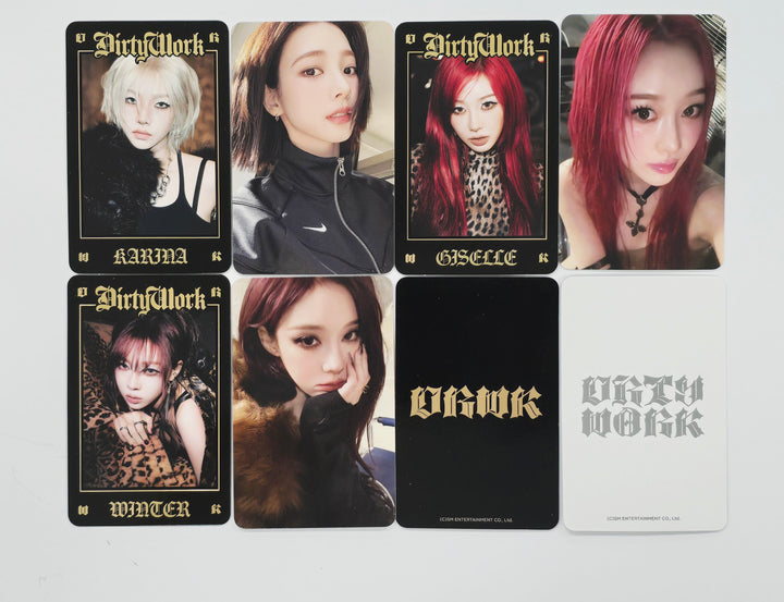Aespa "Dirty Work" - Kwangya Seoul Pop-Up Official Trading Photocard [B Ver.] [25.6.30]