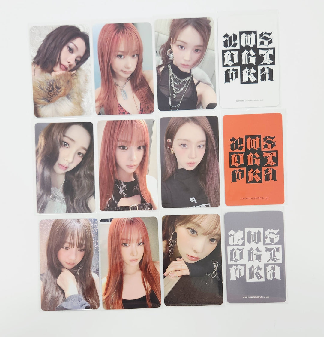 Aespa "Dirty Work" - [Makestar, Apple Music, Everline] Lucky Draw Event Photocard [25.6.30]
