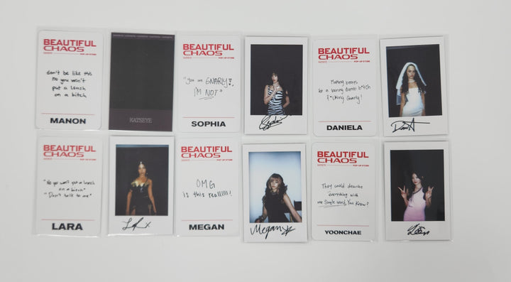 KATSEYE "BEAUTIFUL CHAOS" - Soundwave Lucky Draw Event Photocard [25.7.1]