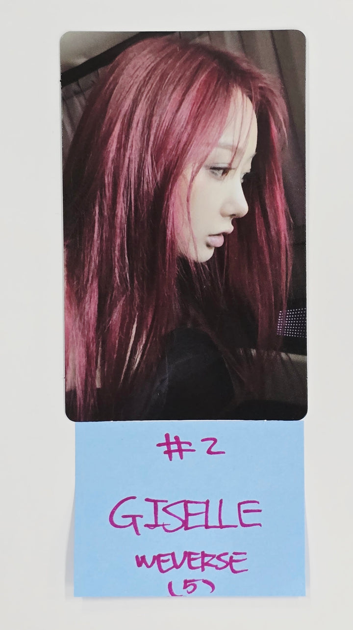 Aespa "Dirty Work" - Weverse Shop Pre-Order Benefit Photocard [25.7.1]