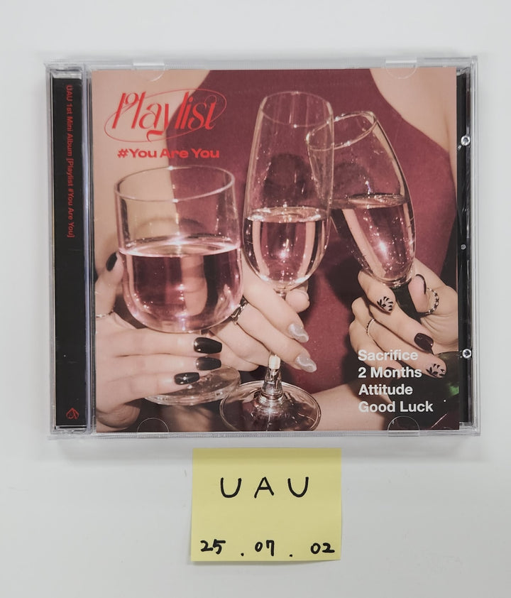 UAU "Playlist #You Are You" - Hand Autograhped(Signed) Album [25.7.2]