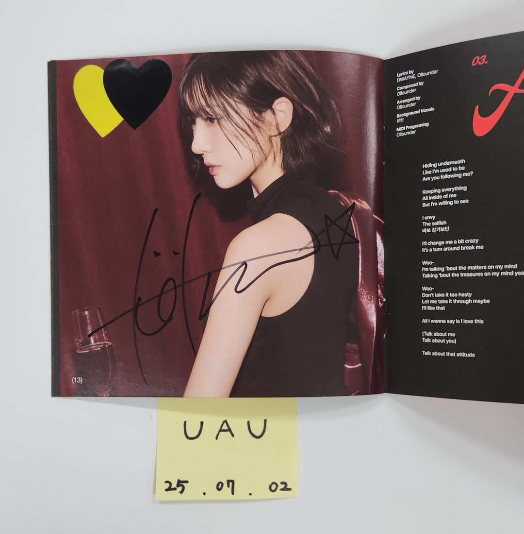 UAU "Playlist #You Are You" - Hand Autograhped(Signed) Album [25.7.2]