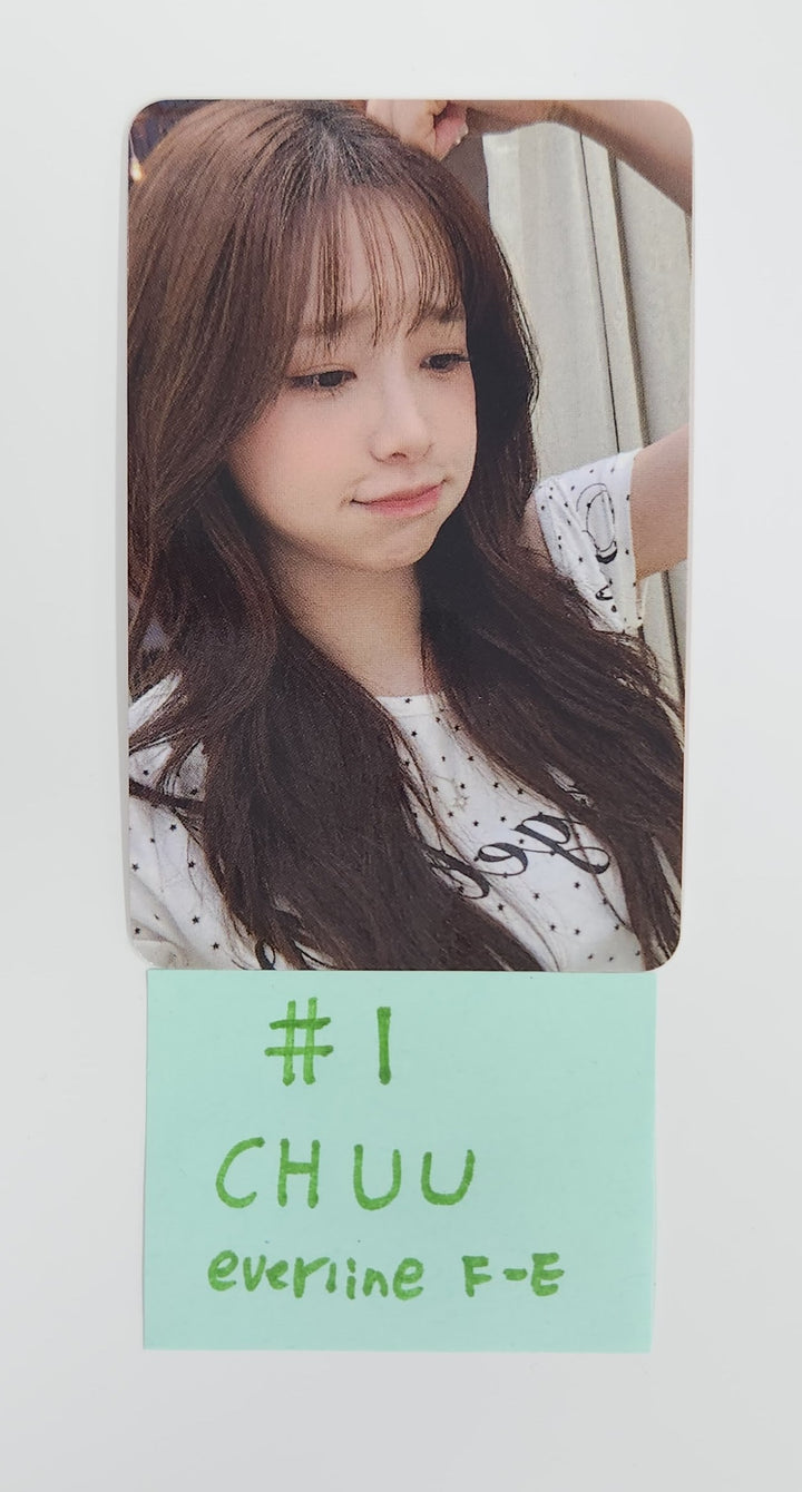 CHUU "Only cry in the rain" - Everline Fansign Event Photocard Round 2 [25.7.3]