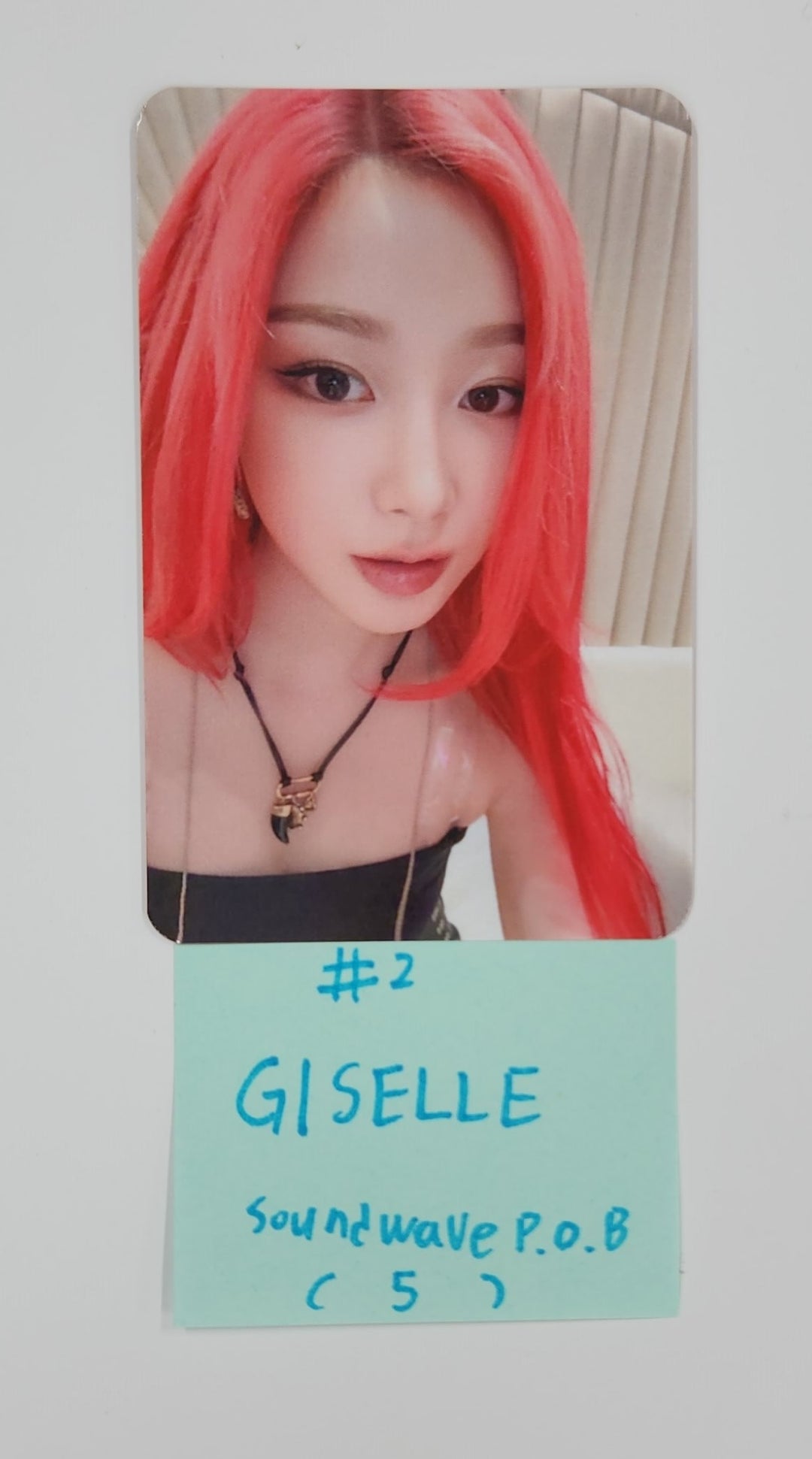 Aespa "Dirty Work" - Soundwave Pre-Order Benefit Photocard [25.7.3]