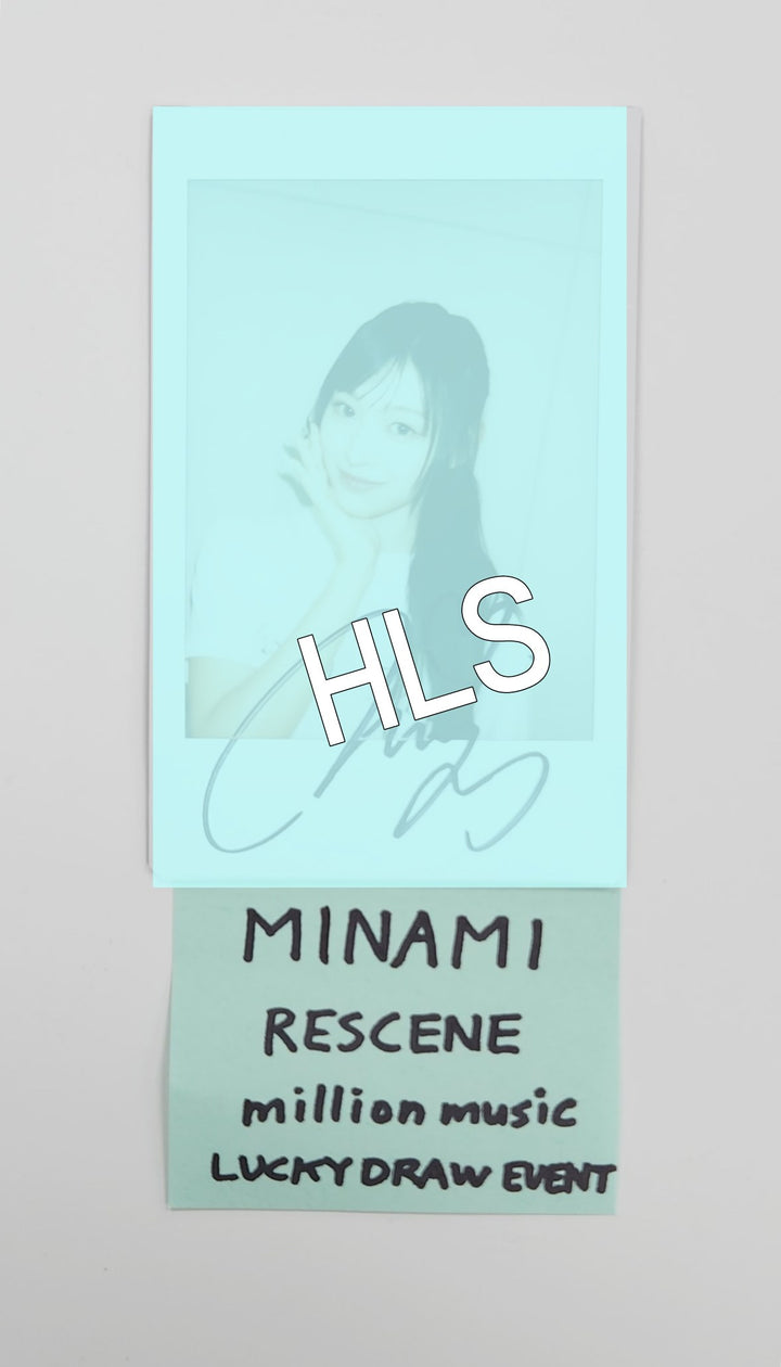 MINAMI (Of RESCENE) "Dearest" - Hand Autographed(Signed) Polaroid [25.7.3]