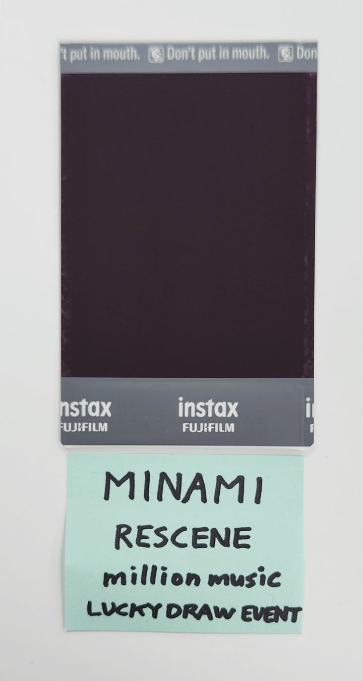 MINAMI (Of RESCENE) "Dearest" - Hand Autographed(Signed) Polaroid [25.7.3]