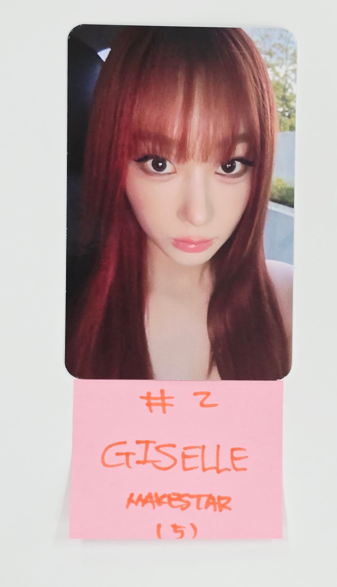 Aespa "Dirty Work" - Makestar Pre-Order Benefit Photocard [25.7.7]