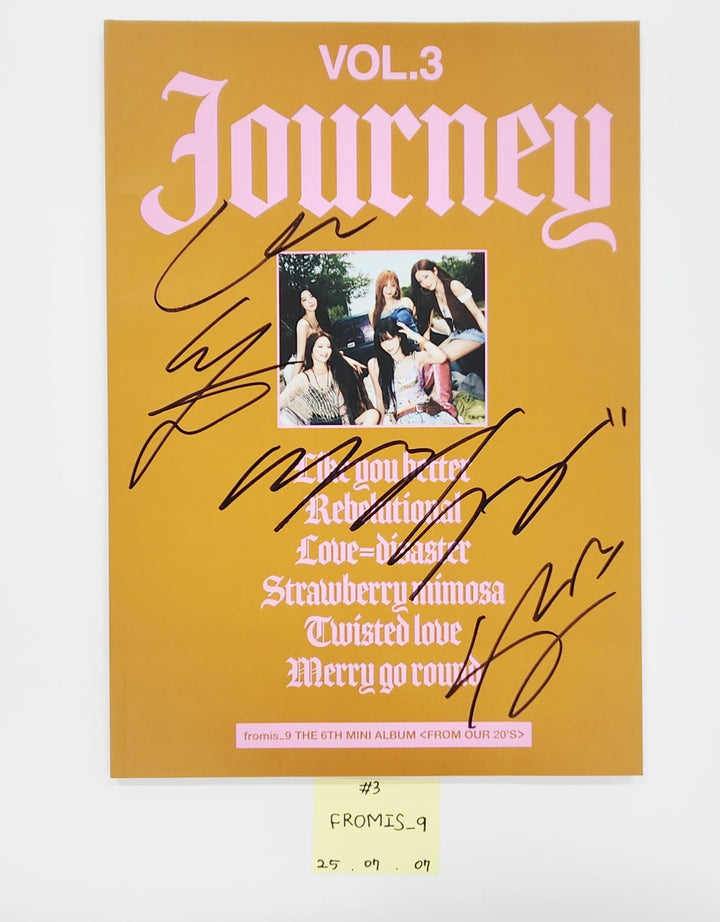 fromis_9 "From Our 20’s", ALLDAY PROJECT "FAMOUS", Baby DONT Cry "F Girl" - Hand Autograhped(Signed) Promo Album [25.7.7]
