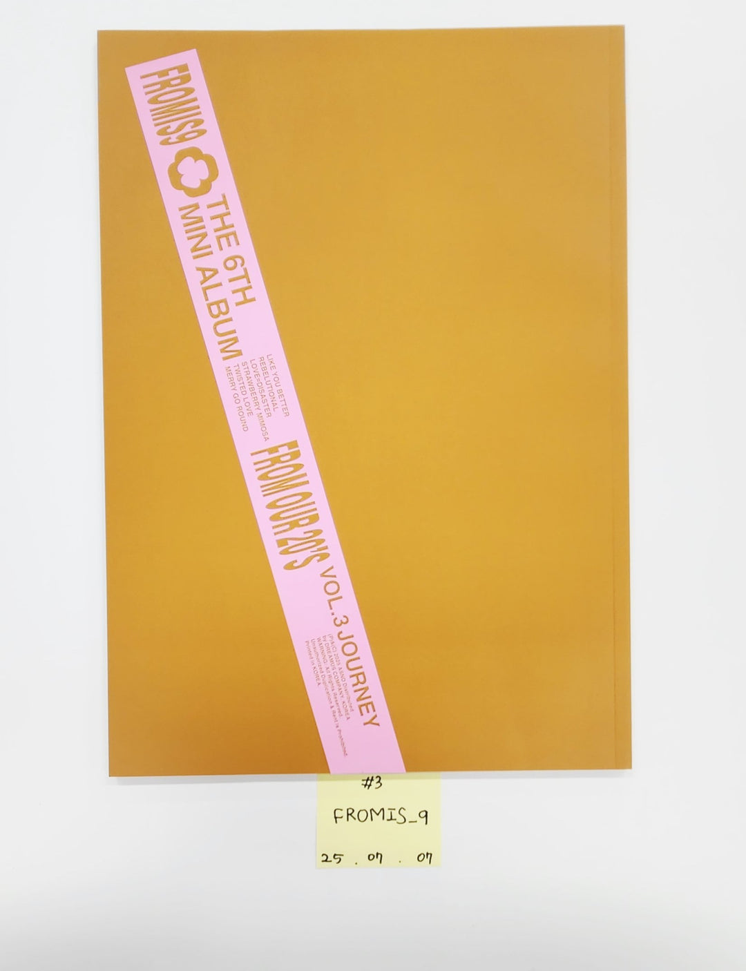fromis_9 "From Our 20’s", ALLDAY PROJECT "FAMOUS", Baby DONT Cry "F Girl" - Hand Autograhped(Signed) Promo Album [25.7.7]