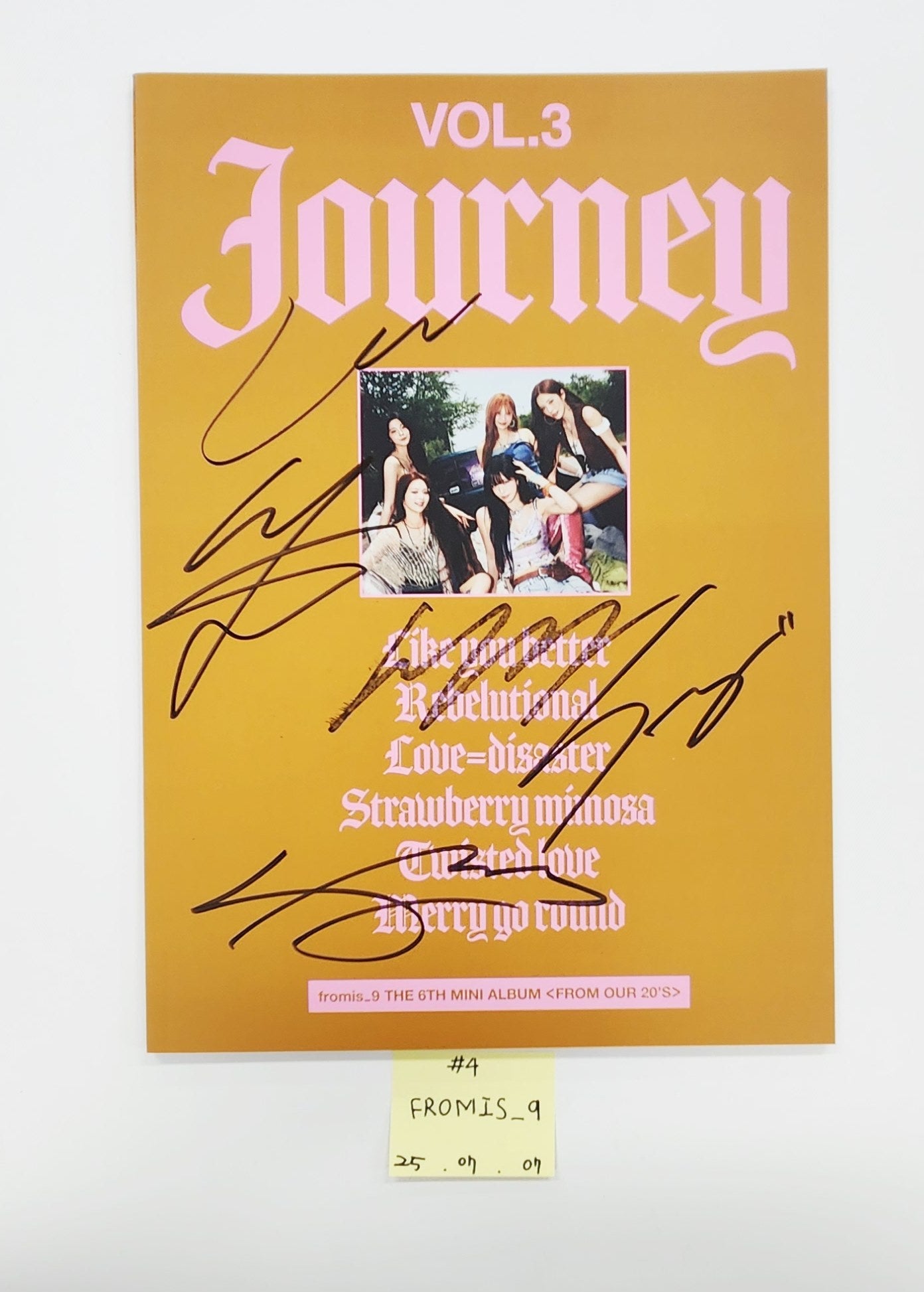 fromis_9❤️全メンバー❤️直筆　サイン　入り　CD fromis_9❤️全メンバー❤️直筆 サイン 入り CD CD