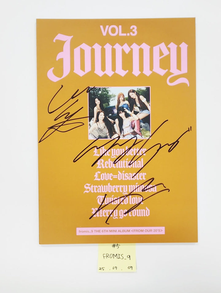 fromis_9 "From Our 20’s", ALLDAY PROJECT "FAMOUS", Baby DONT Cry "F Girl" - Hand Autograhped(Signed) Promo Album [25.7.7]