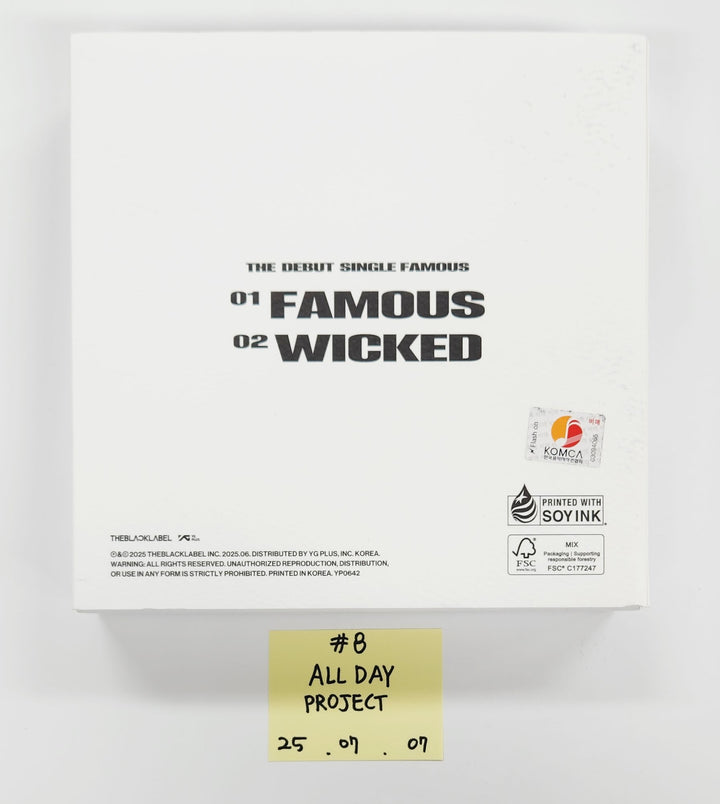 fromis_9 "From Our 20’s", ALLDAY PROJECT "FAMOUS", Baby DONT Cry "F Girl" - Hand Autograhped(Signed) Promo Album [25.7.7]