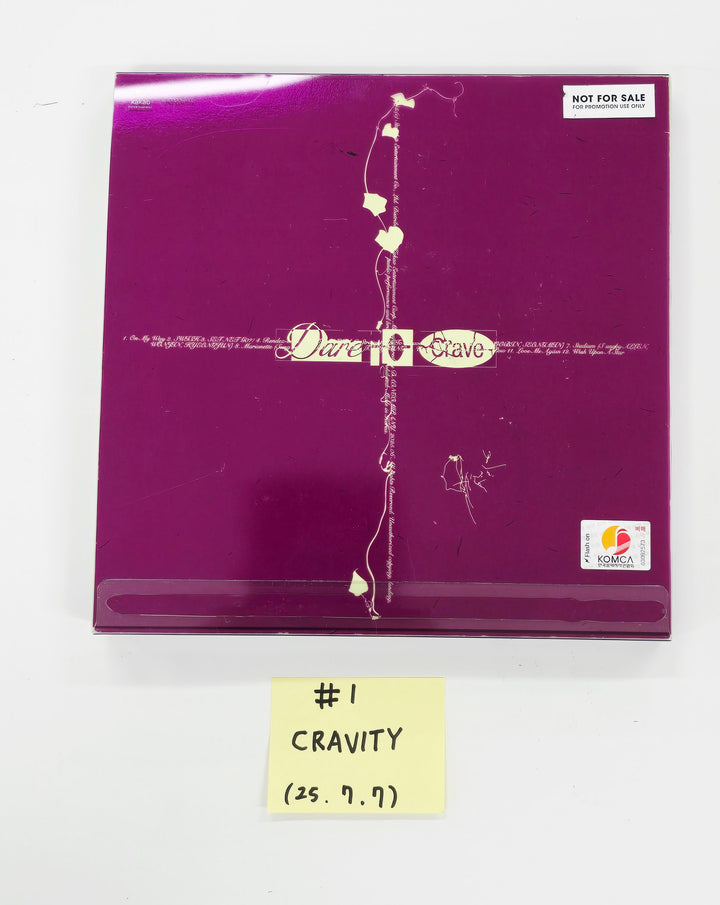ONEUS "5x", CRAVITY "Dare to Crave" - Hand Autograhped(Signed) Promo Album [25.7.7]