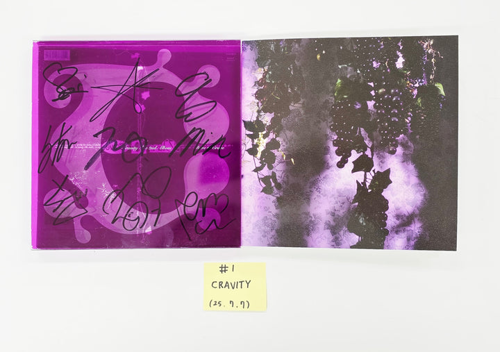 ONEUS "5x", CRAVITY "Dare to Crave" - Hand Autograhped(Signed) Promo Album [25.7.7]