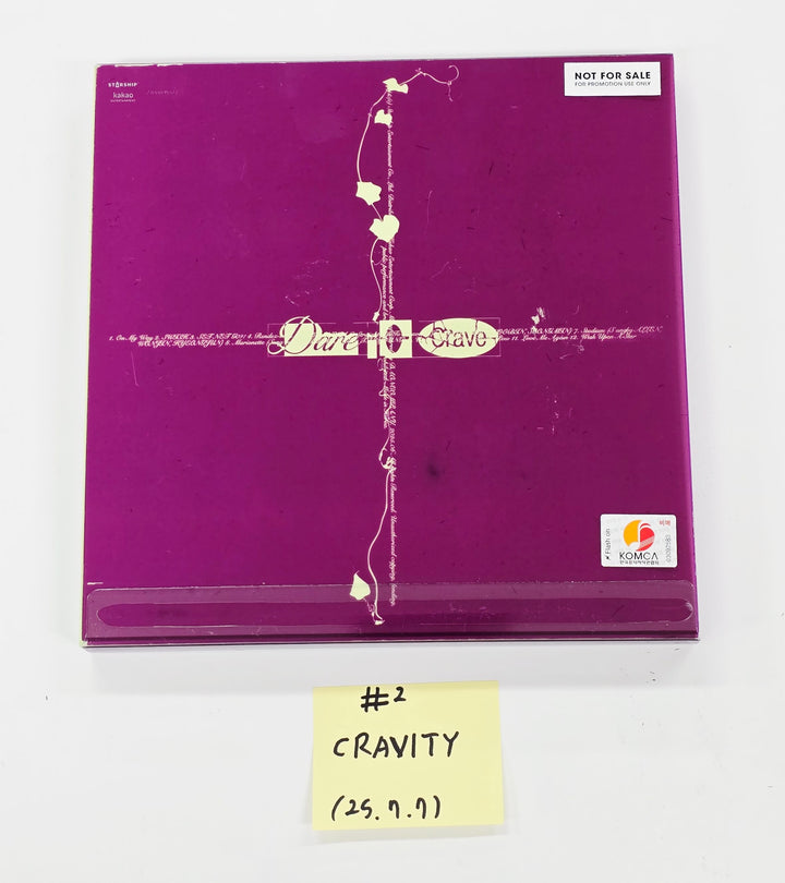 ONEUS "5x", CRAVITY "Dare to Crave" - Hand Autograhped(Signed) Promo Album [25.7.7]