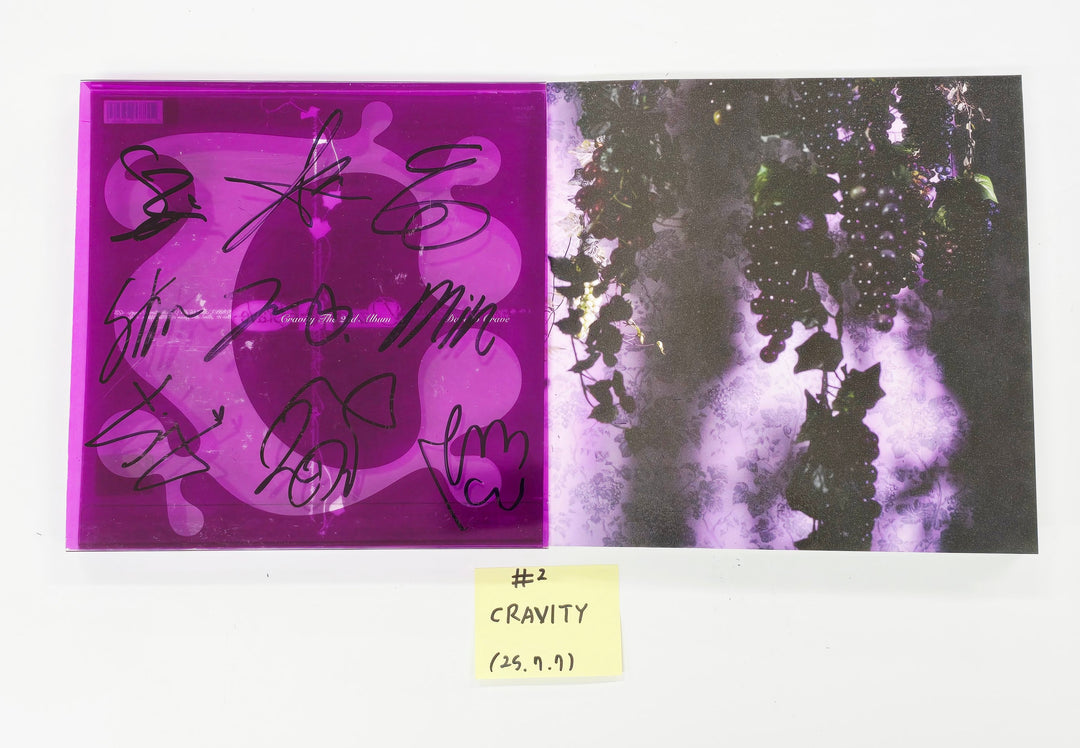 ONEUS "5x", CRAVITY "Dare to Crave" - Hand Autograhped(Signed) Promo Album [25.7.7]