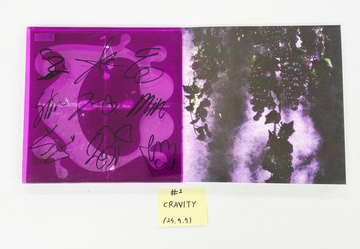 ONEUS "5x", CRAVITY "Dare to Crave" - Hand Autograhped(Signed) Promo Album [25.7.7]