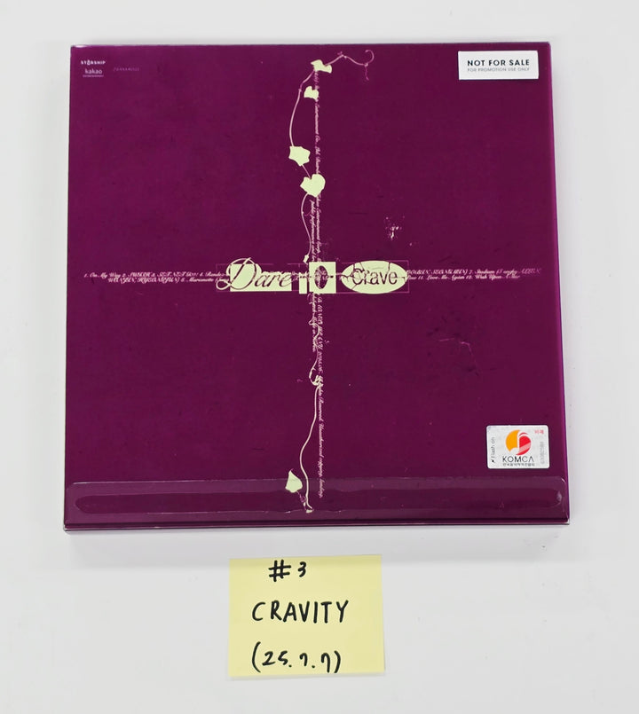 ONEUS "5x", CRAVITY "Dare to Crave" - Hand Autograhped(Signed) Promo Album [25.7.7]