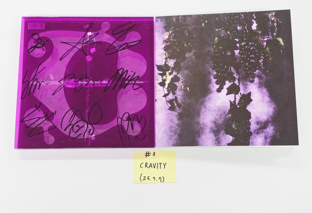 ONEUS "5x", CRAVITY "Dare to Crave" - Hand Autograhped(Signed) Promo Album [25.7.7]
