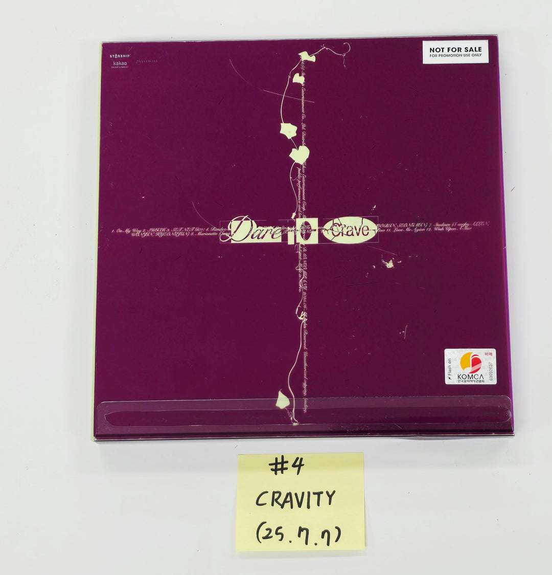 ONEUS "5x", CRAVITY "Dare to Crave" - Hand Autograhped(Signed) Promo Album [25.7.7]