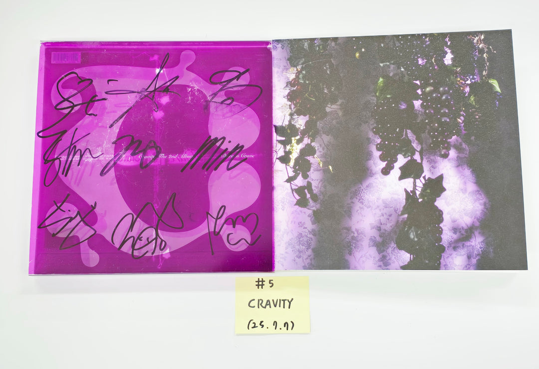 ONEUS "5x", CRAVITY "Dare to Crave" - Hand Autograhped(Signed) Promo Album [25.7.7]