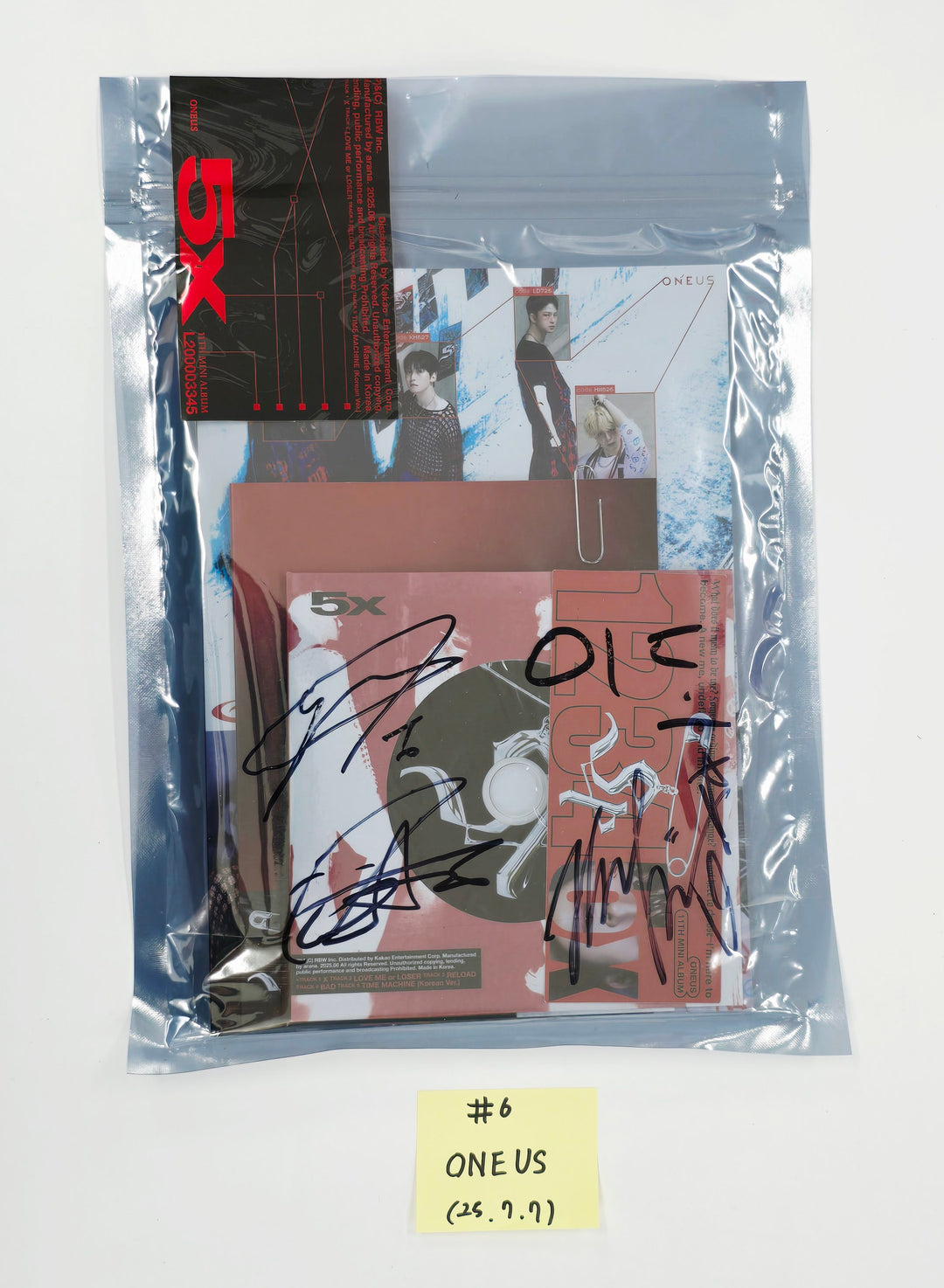 ONEUS "5x", CRAVITY "Dare to Crave" - Hand Autograhped(Signed) Promo Album [25.7.7]