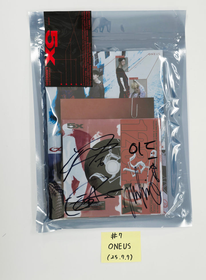 ONEUS "5x", CRAVITY "Dare to Crave" - Hand Autograhped(Signed) Promo Album [25.7.7]