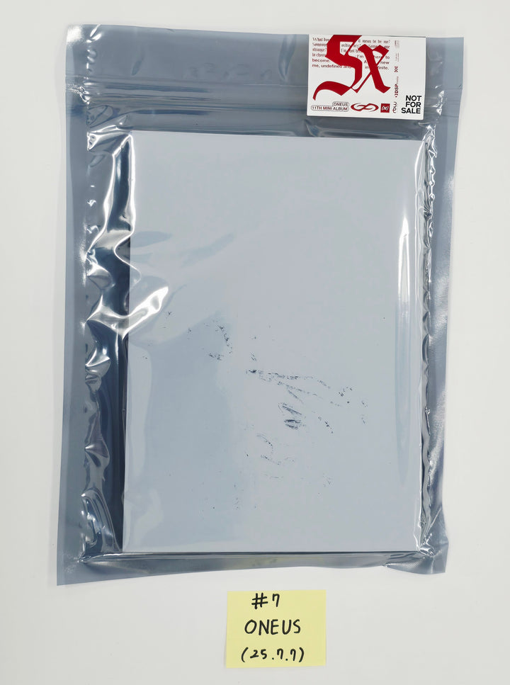 ONEUS "5x", CRAVITY "Dare to Crave" - Hand Autograhped(Signed) Promo Album [25.7.7]