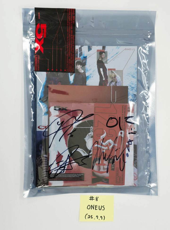 ONEUS "5x", CRAVITY "Dare to Crave" - Hand Autograhped(Signed) Promo Album [25.7.7]