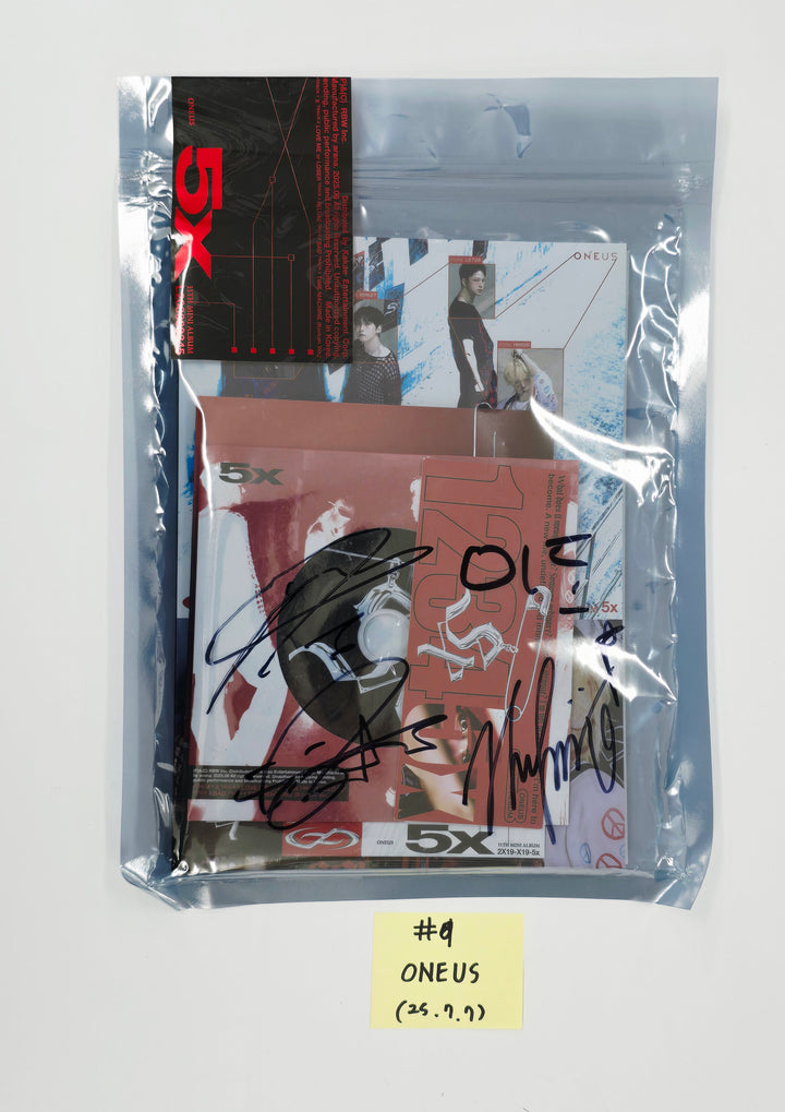 ONEUS "5x", CRAVITY "Dare to Crave" - Hand Autograhped(Signed) Promo Album [25.7.7]