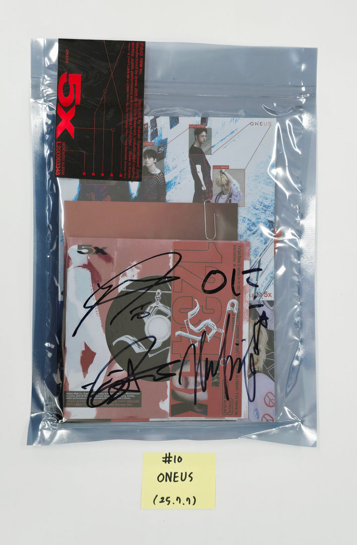 ONEUS "5x", CRAVITY "Dare to Crave" - Hand Autograhped(Signed) Promo Album [25.7.7]