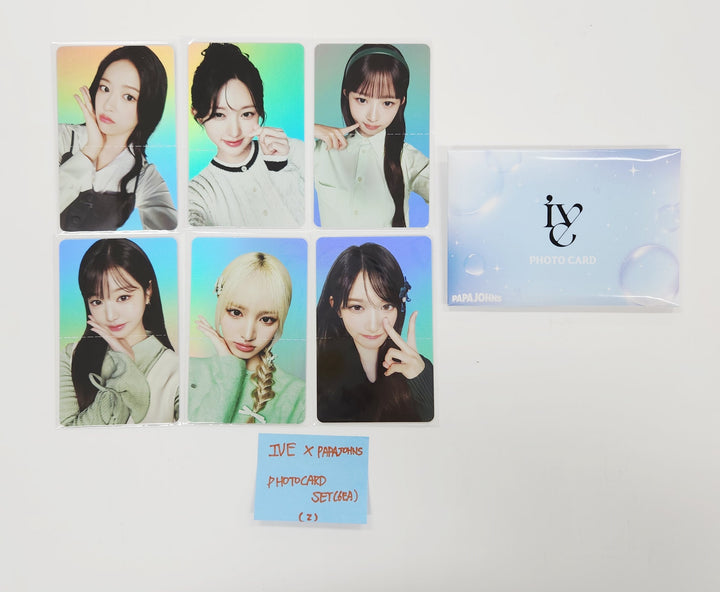IVE - IVE X Papa John's Pizza Event Hologram Photocards Set (6EA) [25.7.8]