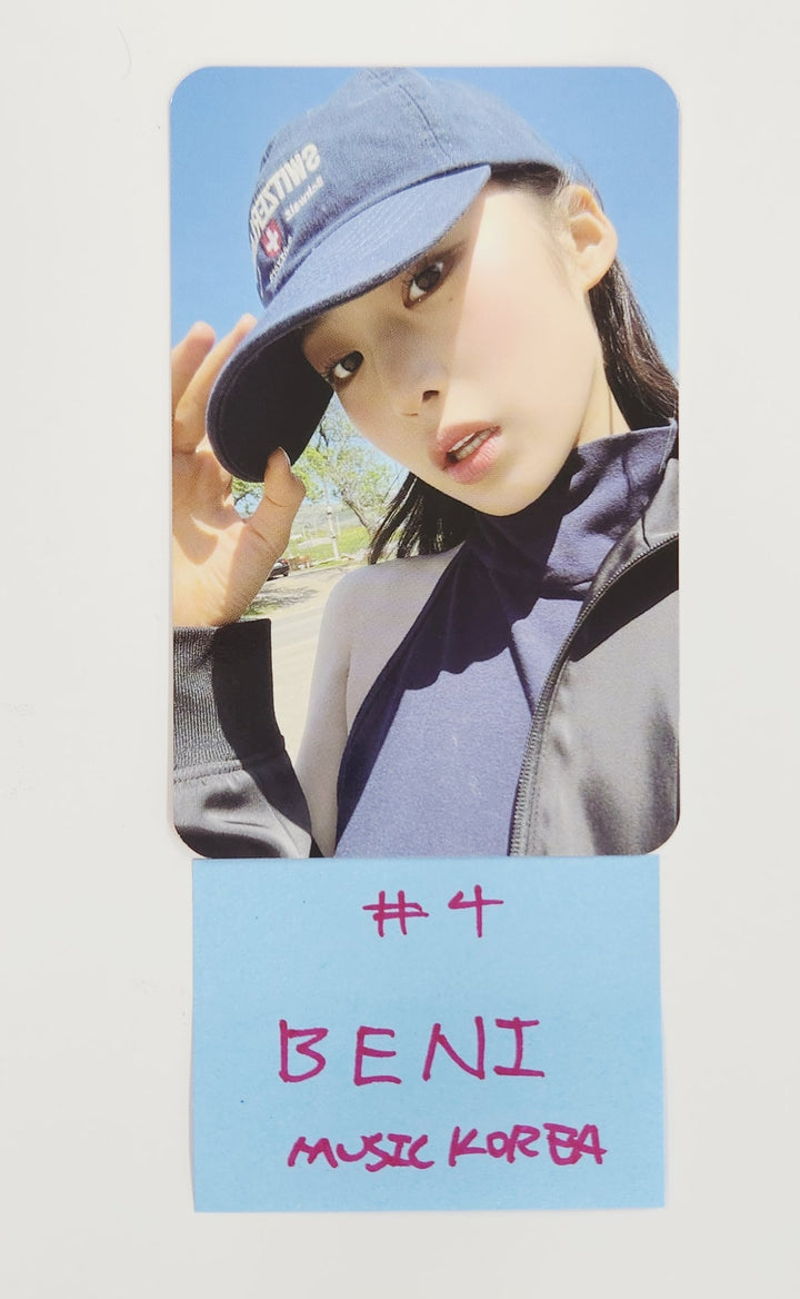 Baby DONT Cry "F Girl" - Music Korea Pre-Order Benefit Photocard [25.7.8]