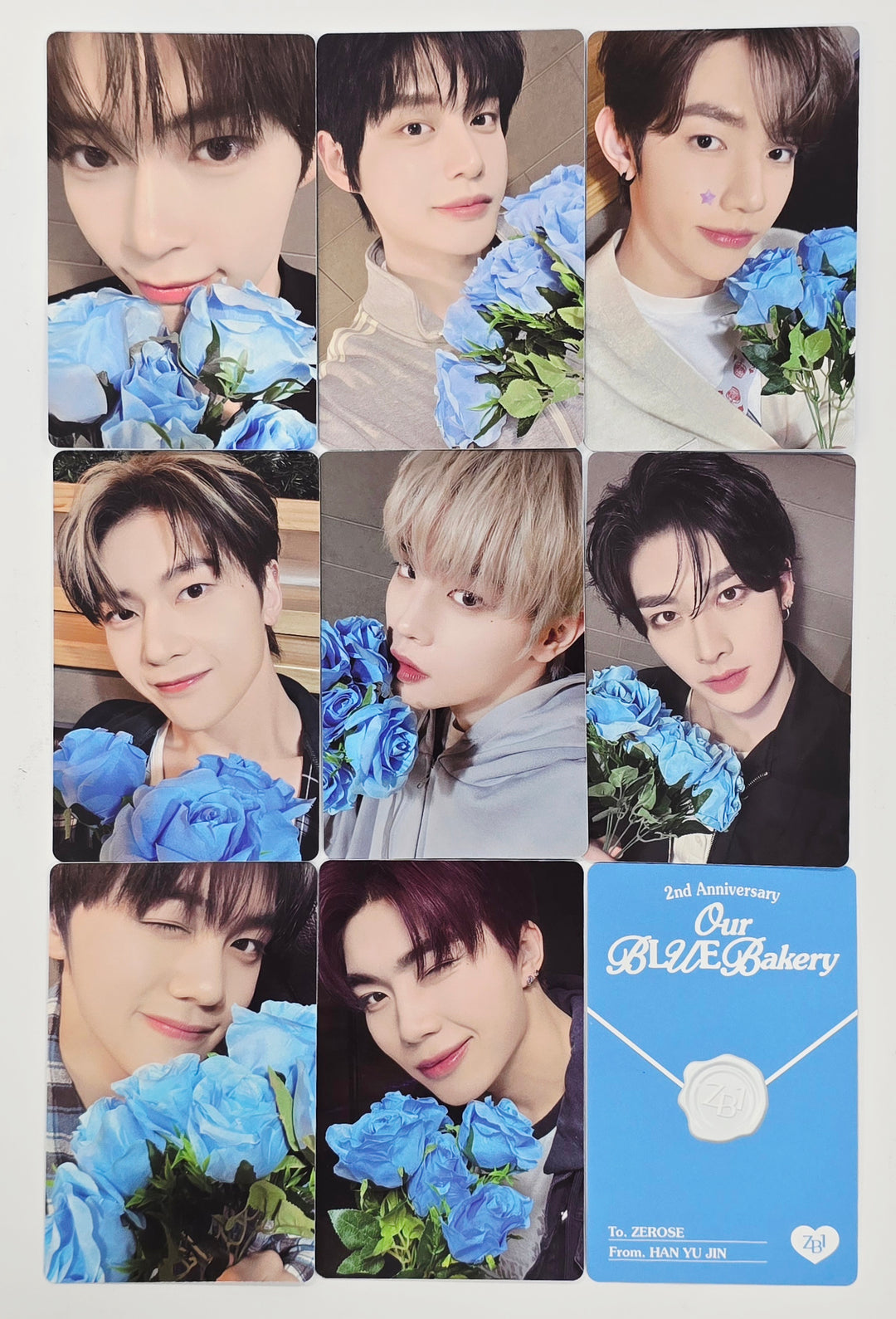 ZEROBASEONE -"Our BLUE" - BLUE BAKERY CAKE Photocard [25.7.8]