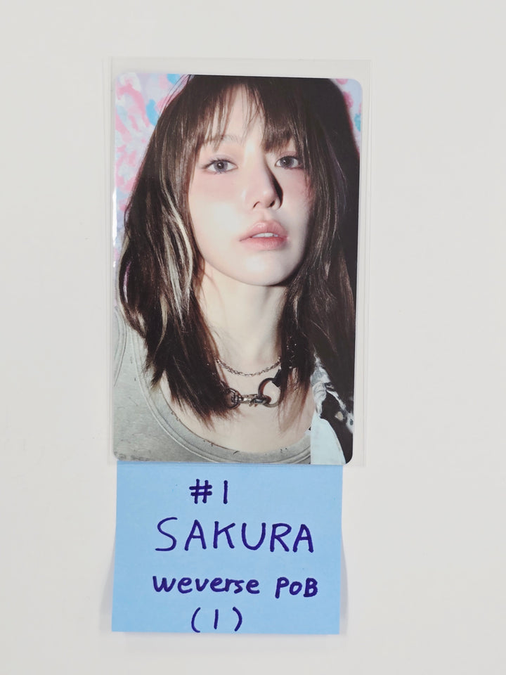 Le Sserafim 'DIFFERENT' JAPAN 4th Single - Weverse Shop Pre-Order Benefit Photocard [25.7.8]