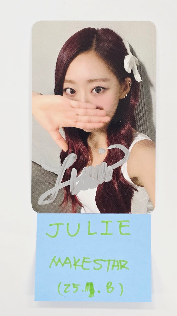 Julie (Of KISS OF LIFE) "224" - Hand Autographed(Signed) Photocard [25.7.8]